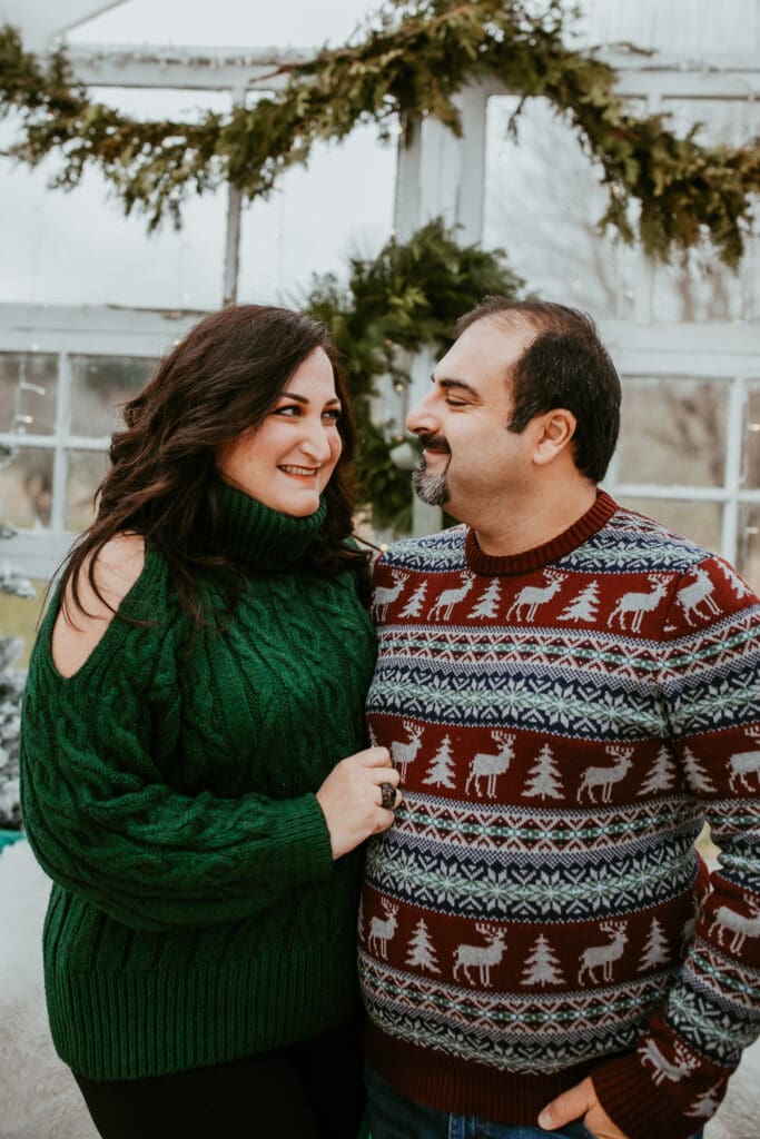 Photo of Mary, founder of Marycuterie, and her husband in Kitchener-Waterloo