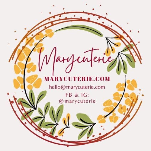 Marycuterie logo | Kitchener Waterloo Charcuterie board and table business
